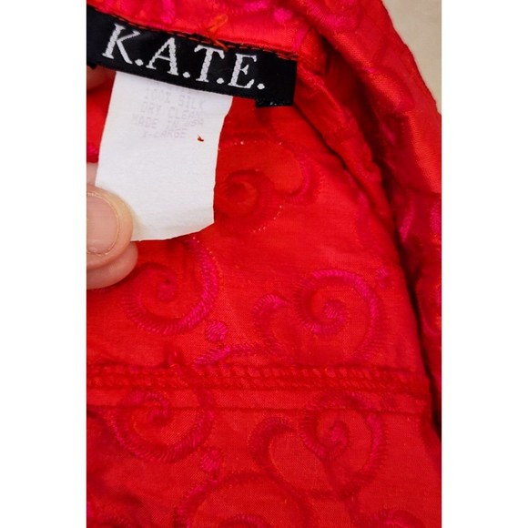 K.A.T.E. for Concept Clothing 3 Piece Silk Womens Outfit Embroidered Size XL - Picture 3 of 16